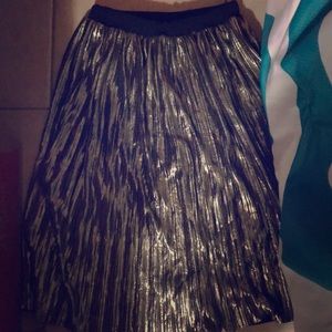 Gold skirt